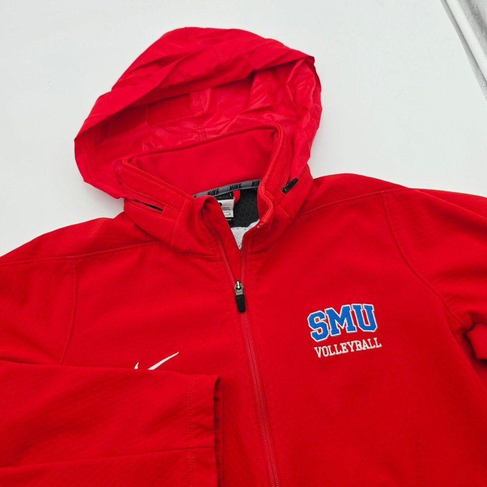 Nike SMU Volleyball Therma-FIT Sphere Jacket Men L Red Full Zip Hooded Softshell